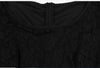 Vestido Vintage Plus Size De Renda Preta