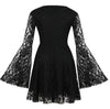 Vestido Vintage Plus Size De Renda Preta