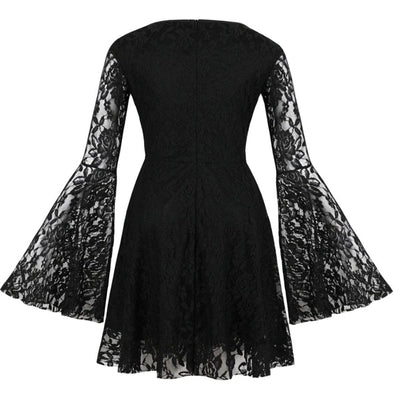 Vestido Vintage Plus Size De Renda Preta