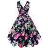 Vestido Vintage Floral Plus Size