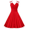 Vestido Vermelho Glamour Anos 50