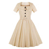 Audrey Hepburn Vestido Bege Anos 60