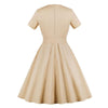 Audrey Hepburn Vestido Bege Anos 60