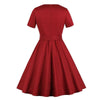 Audrey Hepburn Vestido Anos 60 Borgonha