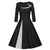 Vestido Preto Plus Size Vintage De Inverno