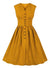 Vestido Vintage Amarelo Plus Size