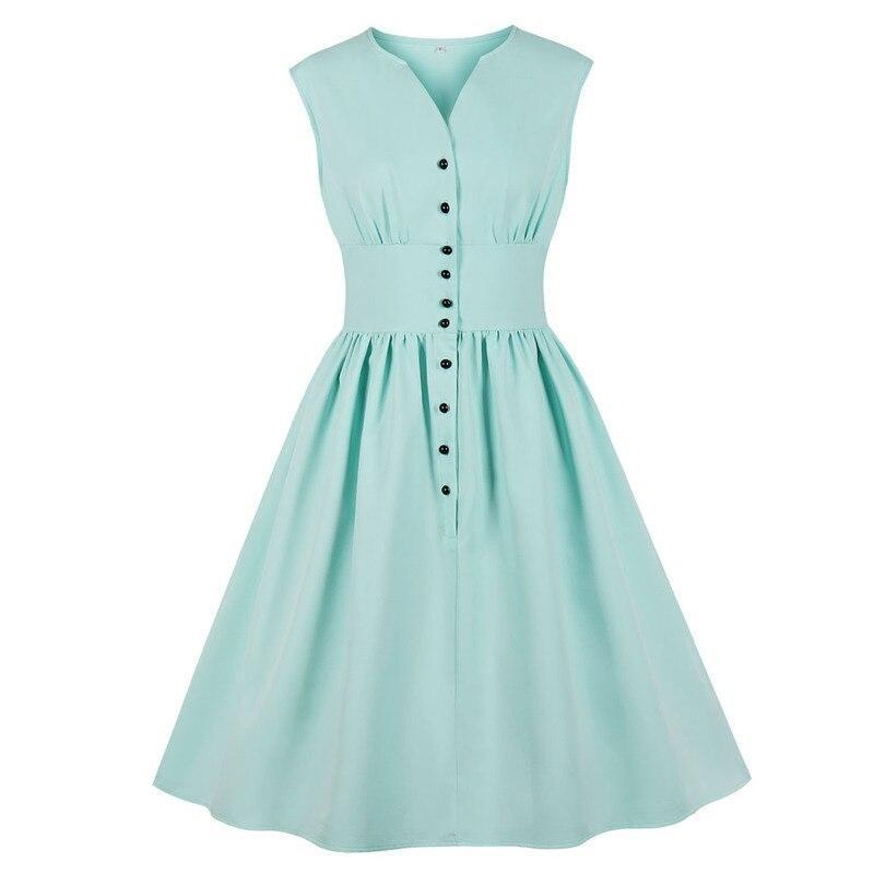 Vestido Vintage Tamanho Pastel Plus Size Sky
