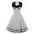 Vestido Vintage Retrô Plus Size Branco