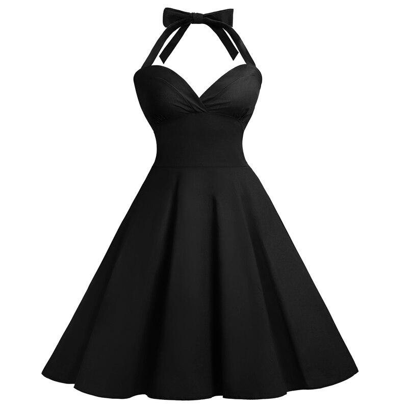 Vestido Vintage Sexy Plus Size Preto