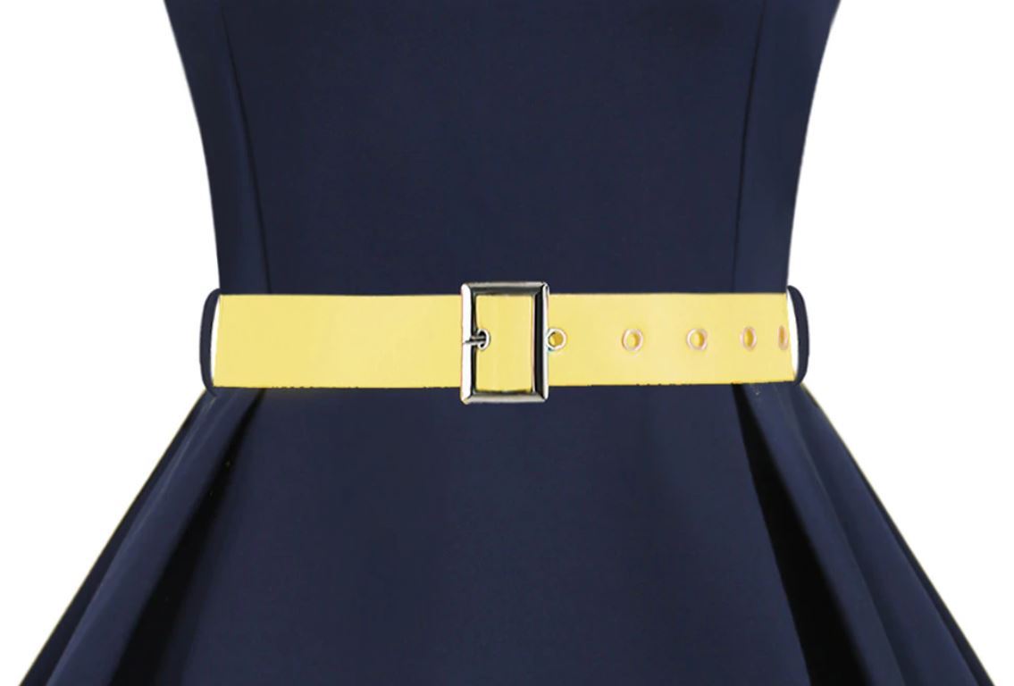 Vestido Amarelo Anos 60