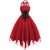 Vestido Vintage Plus Size Vermelho Steampunk