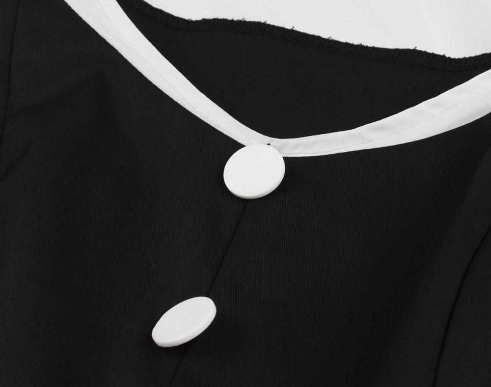 Vestido Vintage Hepburn Preto