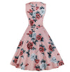 Vestido Vintage Rosa Hepburn