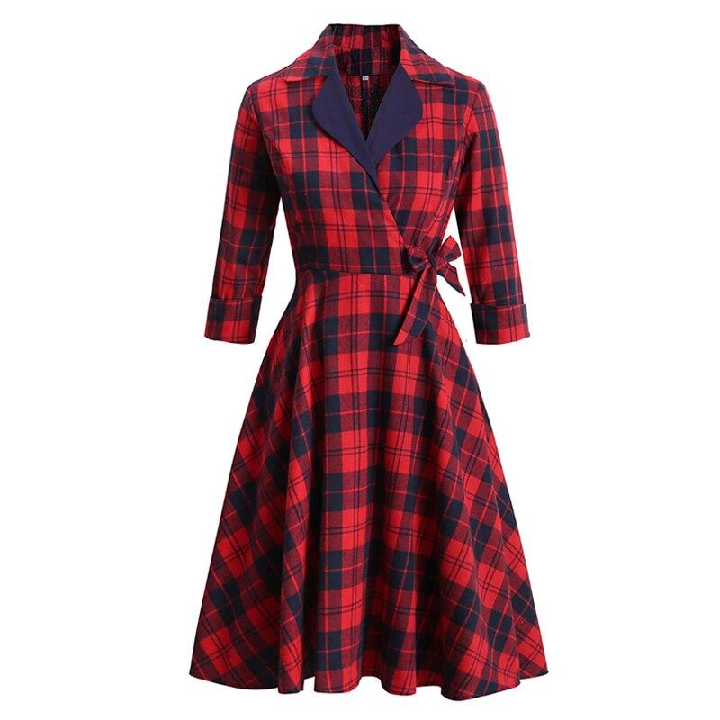 Vestido Vintage De Inverno De Algodão