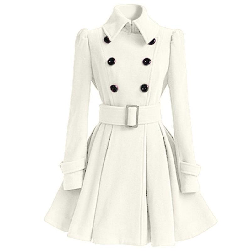 Vestido Vintage De Inverno De Lã Branca