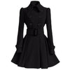 Vestido Vintage De Inverno De Lã Preto