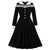 Vestido Vintage De Inverno Preto
