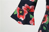 Vestido Vintage De Inverno Preto Poppies