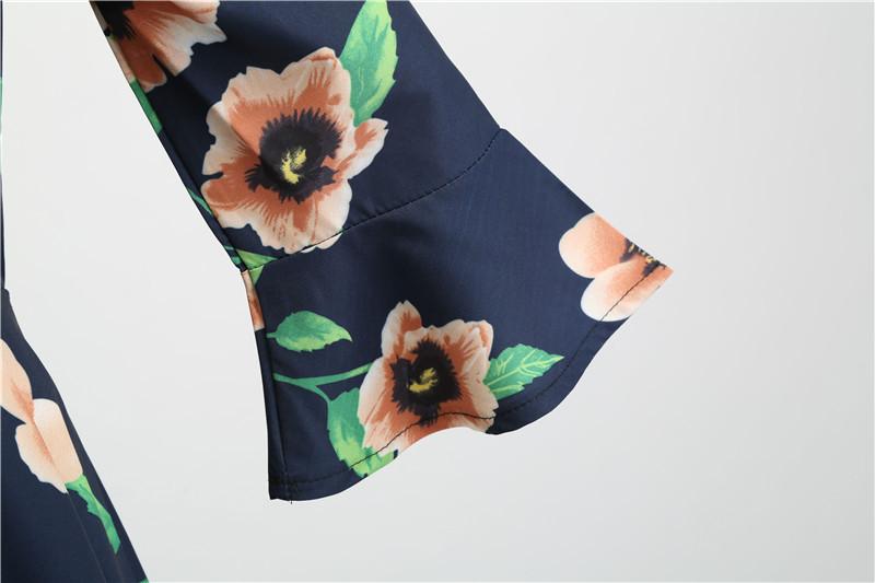 Vestido Vintage Preto Floral De Inverno