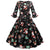 Vestido Preto Vintage De Inverno De Natal