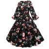 Vestido Preto Vintage De Inverno De Natal