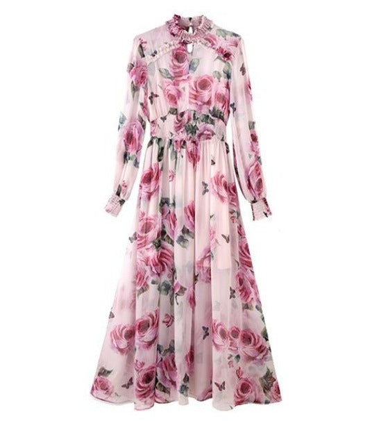 Vestido Rosa Vintage Para Convidados De Casamento