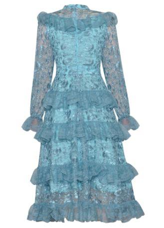 Vestido De Casamento Vintage Azul