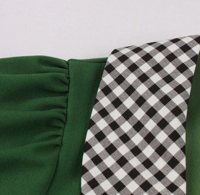 Vestido Xadrez Vintage
