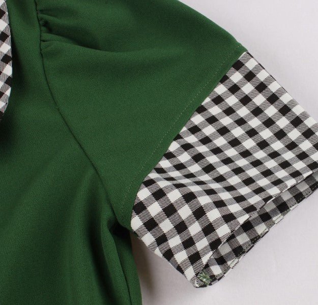 Vestido Xadrez Vintage