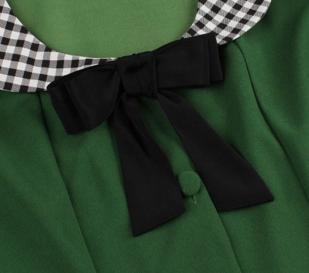 Vestido Xadrez Vintage