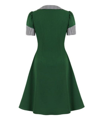 Vestido Xadrez Vintage