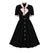 Vestido Vintage Xadrez Preto