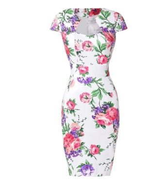 Vestido Vintage White Day