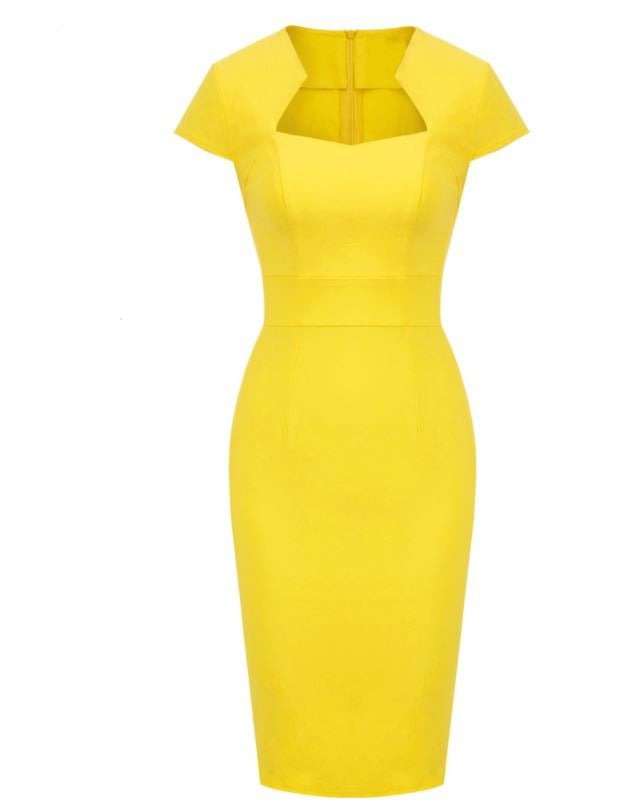 Vestido Vintage Yellow Day