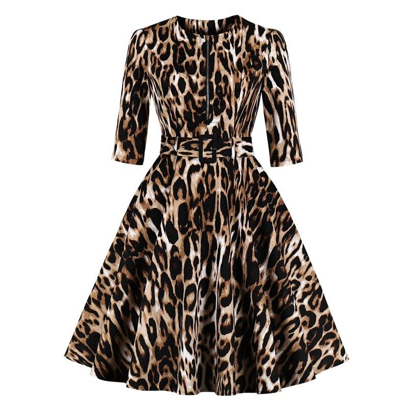 Vestido Leopardo Vintage