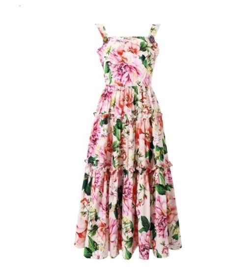 Vestido Vintage Floral Amor