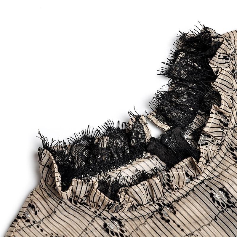 Vestido Vintage De Manga Curta