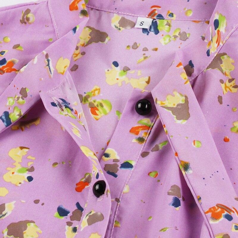 Vestido Vintage De Manga Curta Lavanda