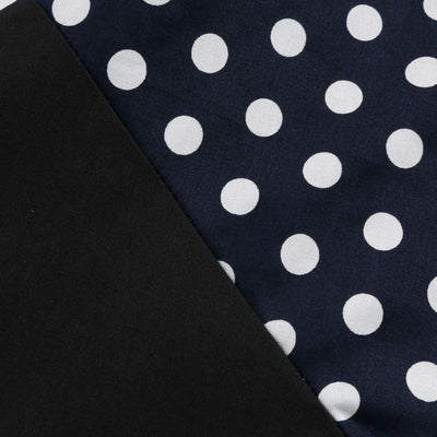 Vestido Corpete De Bolinhas Azuis Anos 1950