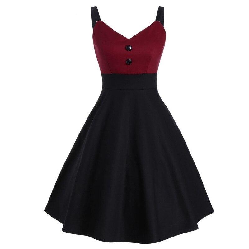 Vestido Midi Vintage Borgonha