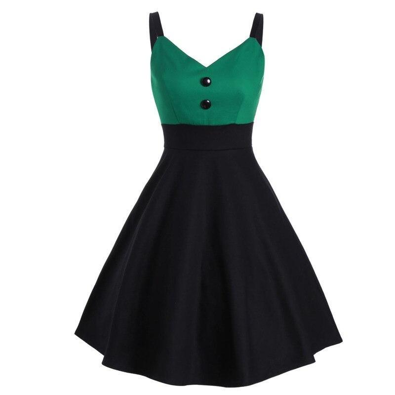 Vestido Midi Vintage Verde