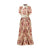 Vestido Vintage Moderno Rosa