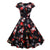 Vestido Vintage De Natal Tamanho Grande Preto