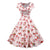 Vestido Vintage De Natal Tamanho Grande Rosa