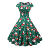 Vestido Verde Plus Size Natal Vintage