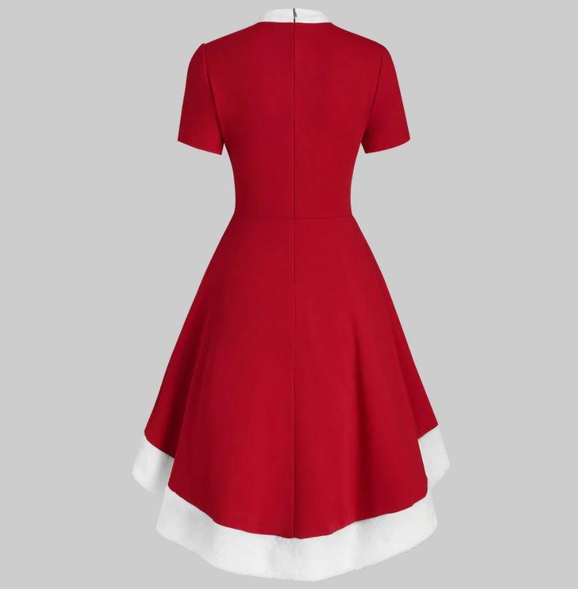 Vestido Vintage Vermelho Dos Anos 60