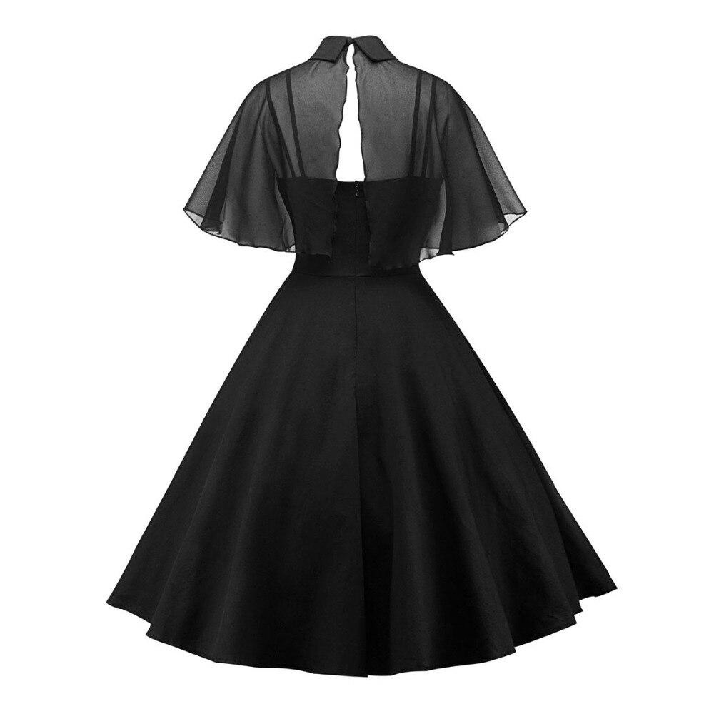 Vestido Vintage Preto Com Véu