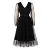 Vestido Vintage De Bolinhas Pretas