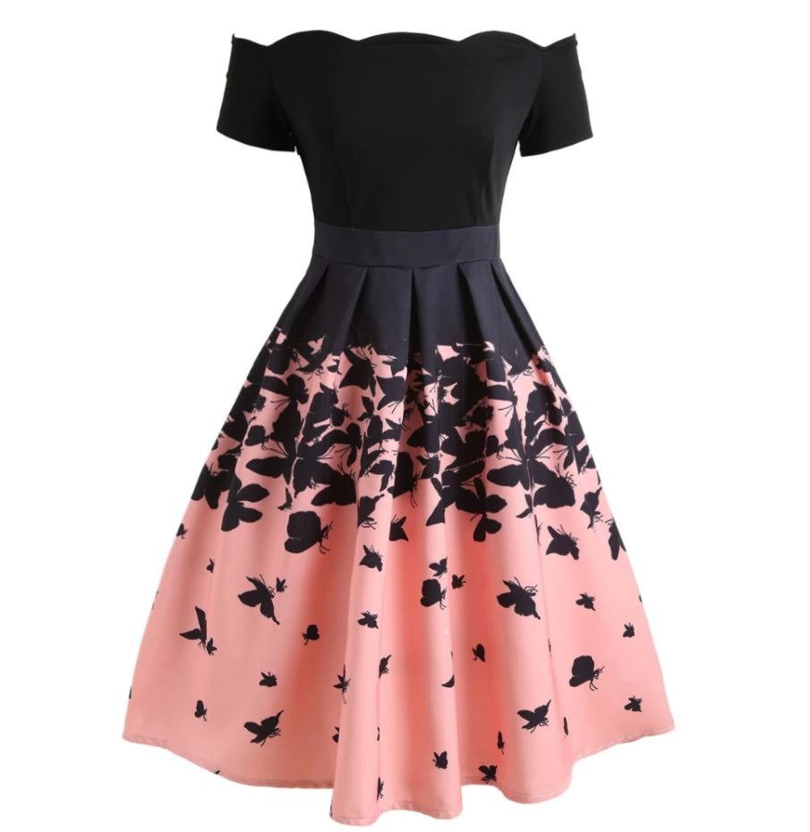 Vestido Vintage Borboleta
