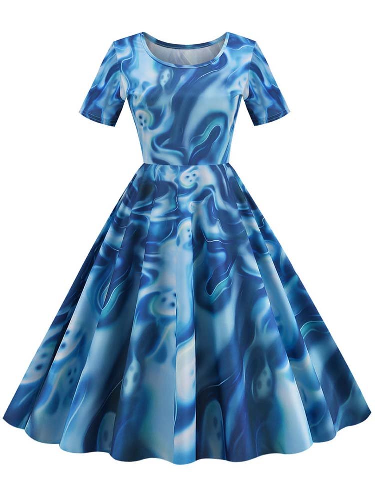 Vestido Vintage Do Céu